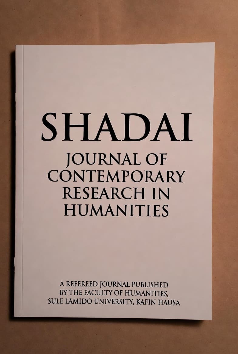 SHADAI Journal cover